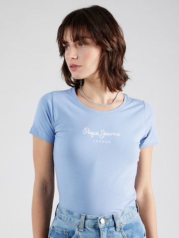 Pepe Jeans T-Shirt 'NEW VIRGINIA' in Blau: predná strana
