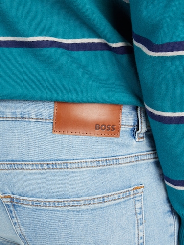 Slimfit Jeans 'Delaware BC-C' de la BOSS Orange pe albastru