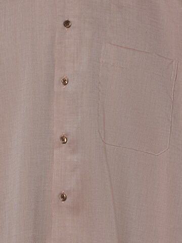 ETERNA Comfort fit Button Up Shirt in Beige