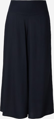 BlutsgeschwisterWide Leg/ Široke nogavice Hlače 'In Full Bloom' - crna boja: prednji dio