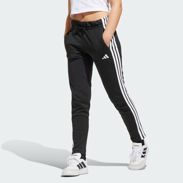 ADIDAS SPORTSWEAR Slim fit Sports trousers 'Essentials' in Black: front