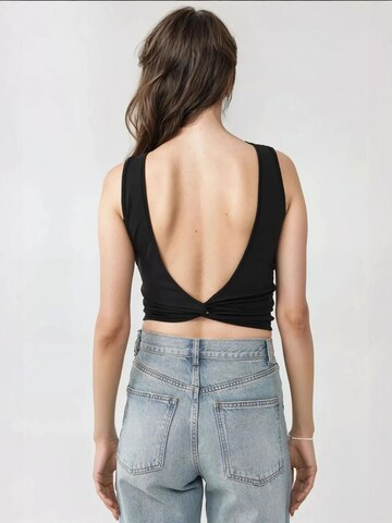 Hiccup Top in Schwarz