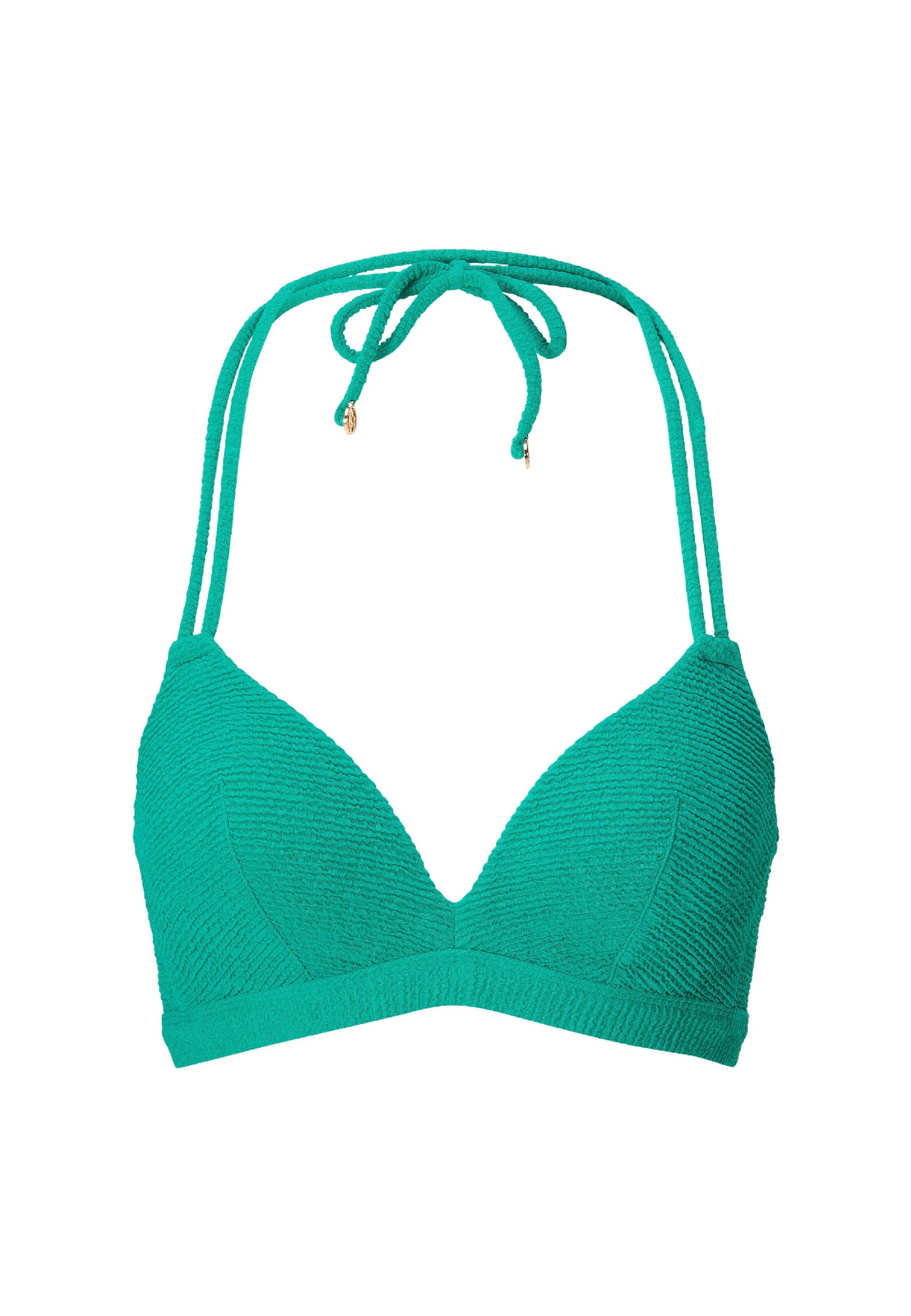 LingaDore - Triangular Top de biquíni em verde: frente