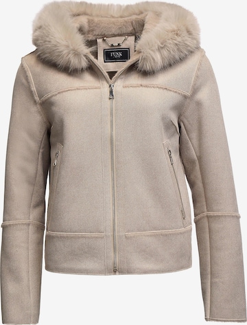 Funk since 1776 Winter Jacket in Beige: front