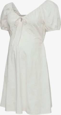 Vero Moda Maternity Mekko 'VMMJUTTY' värissä valkoinen: etupuoli