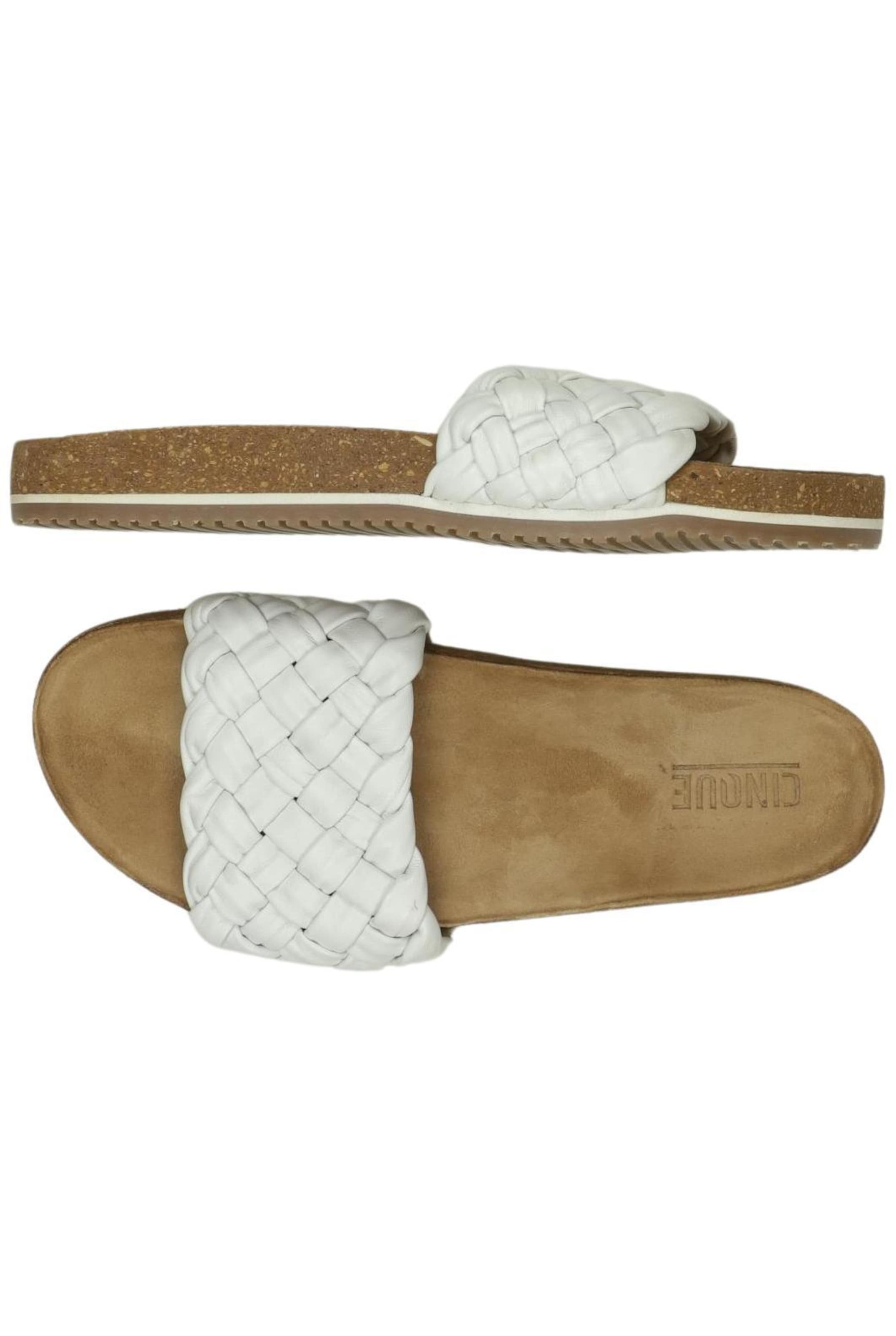 CINQUE Sandalen 40 in Weiß: Vorderseite