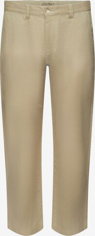 Pantalon chino ESPRIT en beige : devant