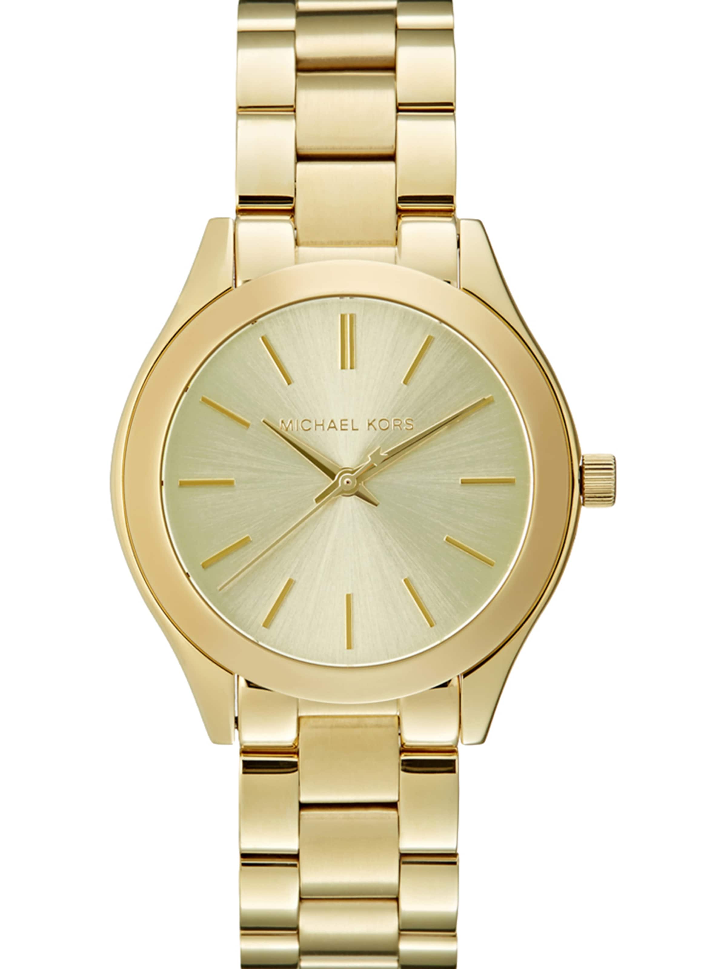 MICHAEL Michael Kors Аналогов часовник в злато: отпред