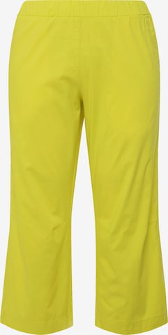 Ulla Popken Regular Pants in Yellow: front