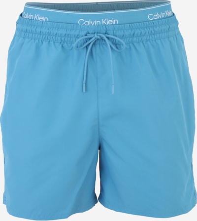 Calvin Klein Swimwear Uimashortsit 'ESSENTIALS' värissä taivaansininen / valkoinen, Tuotenäkymä