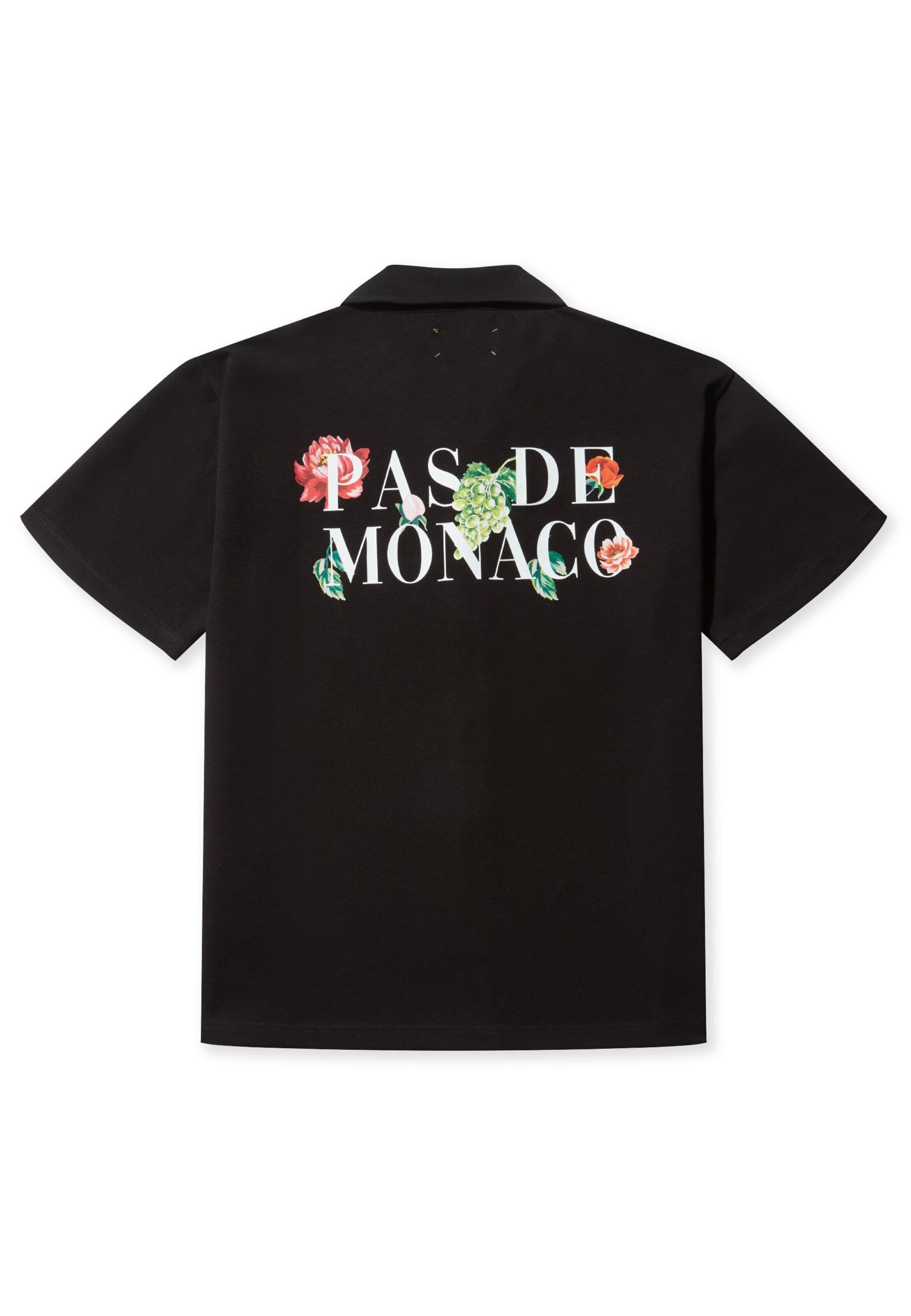 Pas De Monaco Comfort Fit Hemd in Schwarz
