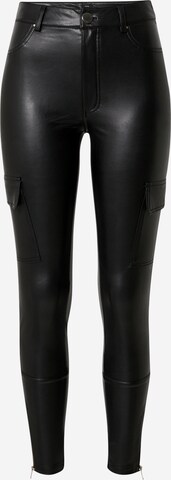 River Island Skinny Trousers in Black: front