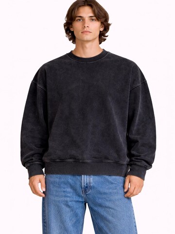 A Question Of (AQO) Sweatshirt 'Acid' in Black: front
