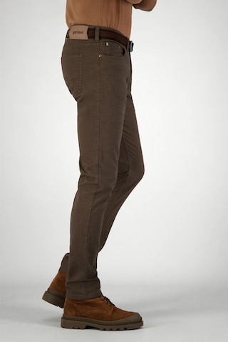 Gardeur Slimfit Broek in Bruin