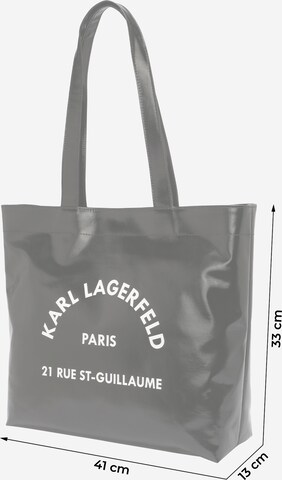 Karl Lagerfeld Nakupovalna torba 'Rue St-Guillaume' | črna barva