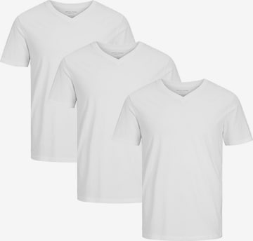 JACK & JONES Shirt 'Organic Basic' in White: front