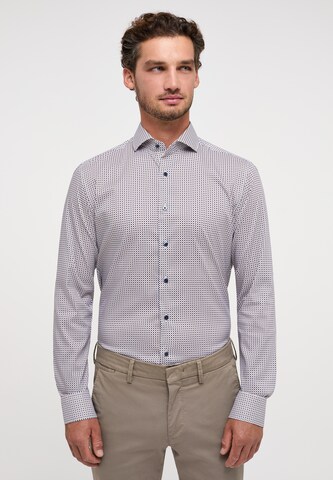 ETERNA Slim fit Business Shirt in Blue: front