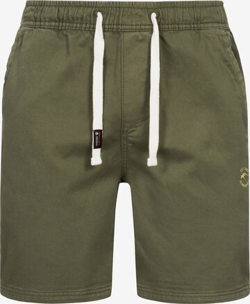 Regular Pantalon 'Kendari' INDICODE JEANS en vert : devant