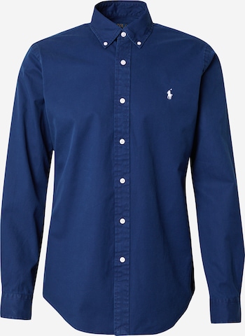 Polo Ralph Lauren Regular Fit Hemd in Blau: Vorderseite