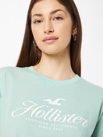 HOLLISTER Тениска в зелено