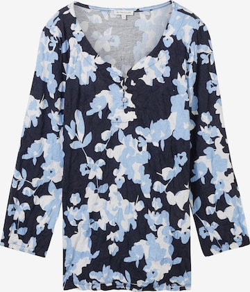 TOM TAILOR Blouse in Blauw: voorkant