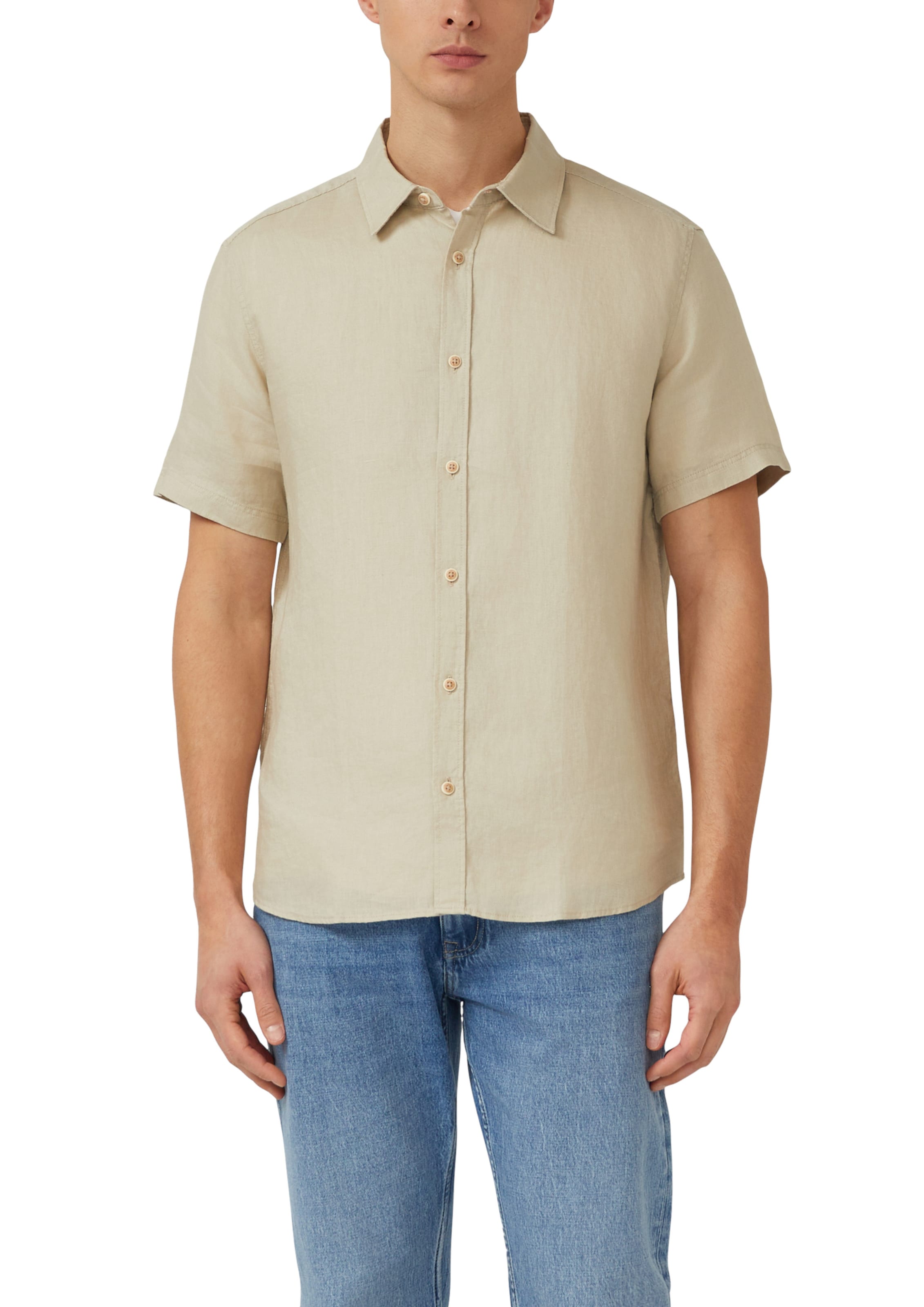 Coupe regular Chemise s.Oliver en beige