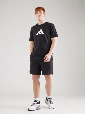 Maglia funzionale 'FI 3BAR' di ADIDAS SPORTSWEAR in nero