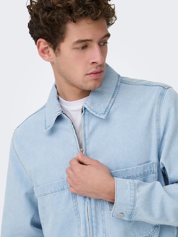 Only & Sons Between-season jacket 'ONSCassel' in Blue