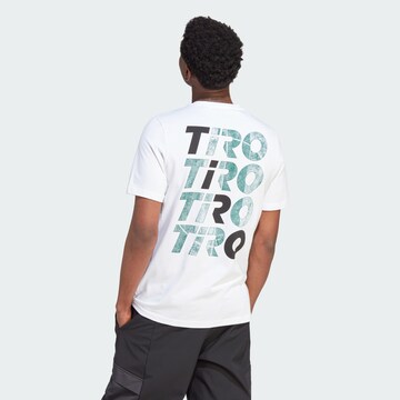 ADIDAS SPORTSWEAR Funktionsshirt 'Tiro Wordmark' in Weiß