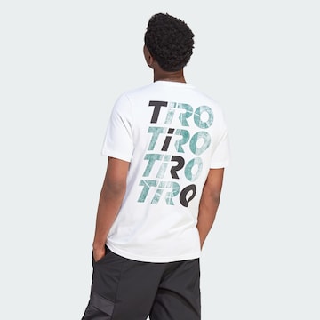 ADIDAS SPORTSWEAR Performance Shirt 'Tiro Wordmark' in White