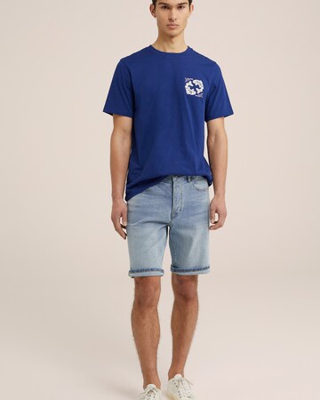 WE Fashion regular Jeans i blå