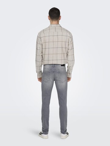 Regular Jean 'Loom' Only & Sons en gris