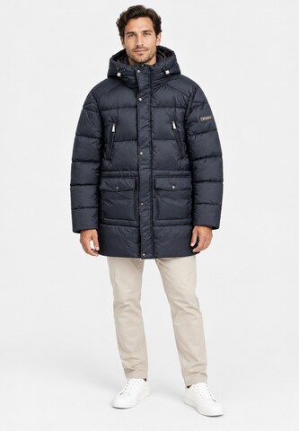 Elara Winterjas in Blauw: voorkant