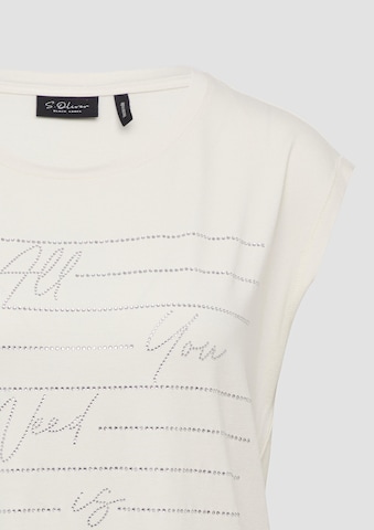 s.Oliver BLACK LABEL Футболка в Бежевый