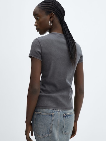 MANGO Shirt 'FATIMA' in Grey