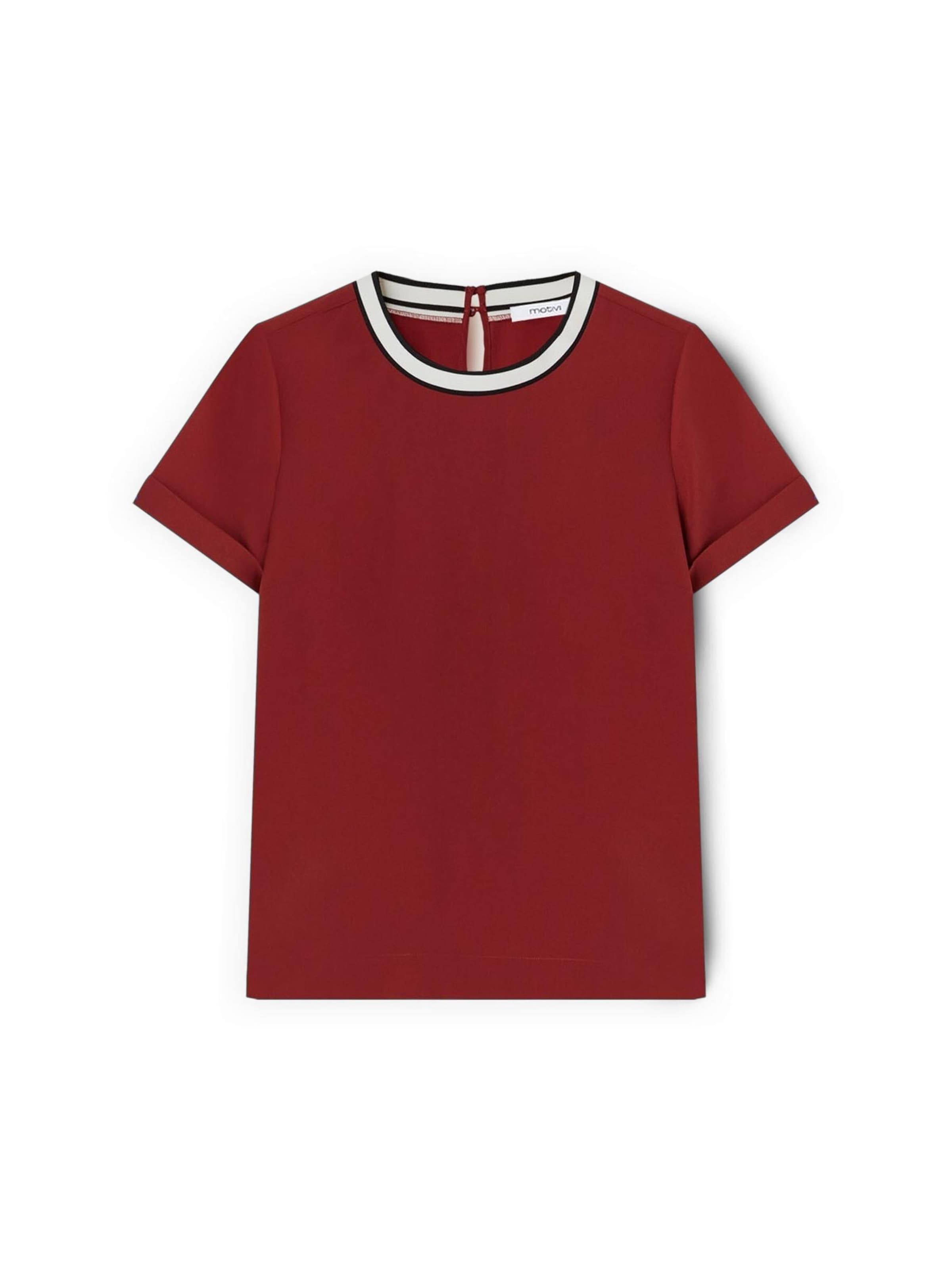 MOTIVI Blouse in Rood: voorkant