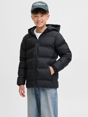 Jack & Jones Junior Vinterjakke i sort: forside