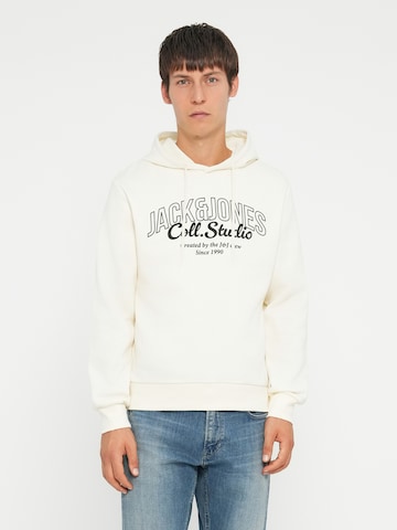 JACK & JONES Sweater 'JJMAKOTO' in Black: front