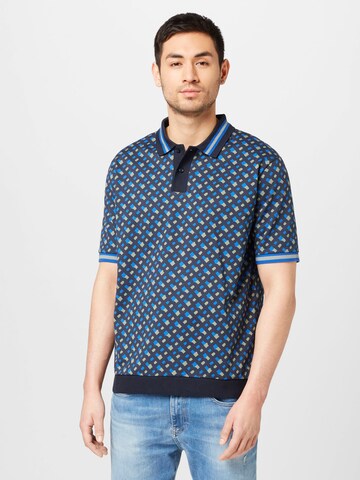 BOSS Black - Camisa 'Parler' em azul: frente