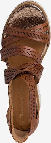 TAMARIS Strap Sandals in Brown