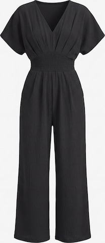 Cupshe Jumpsuit 'Tie-Back' in Schwarz: Vorderseite