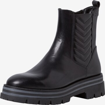 TAMARIS Chelsea Boots in Black: front