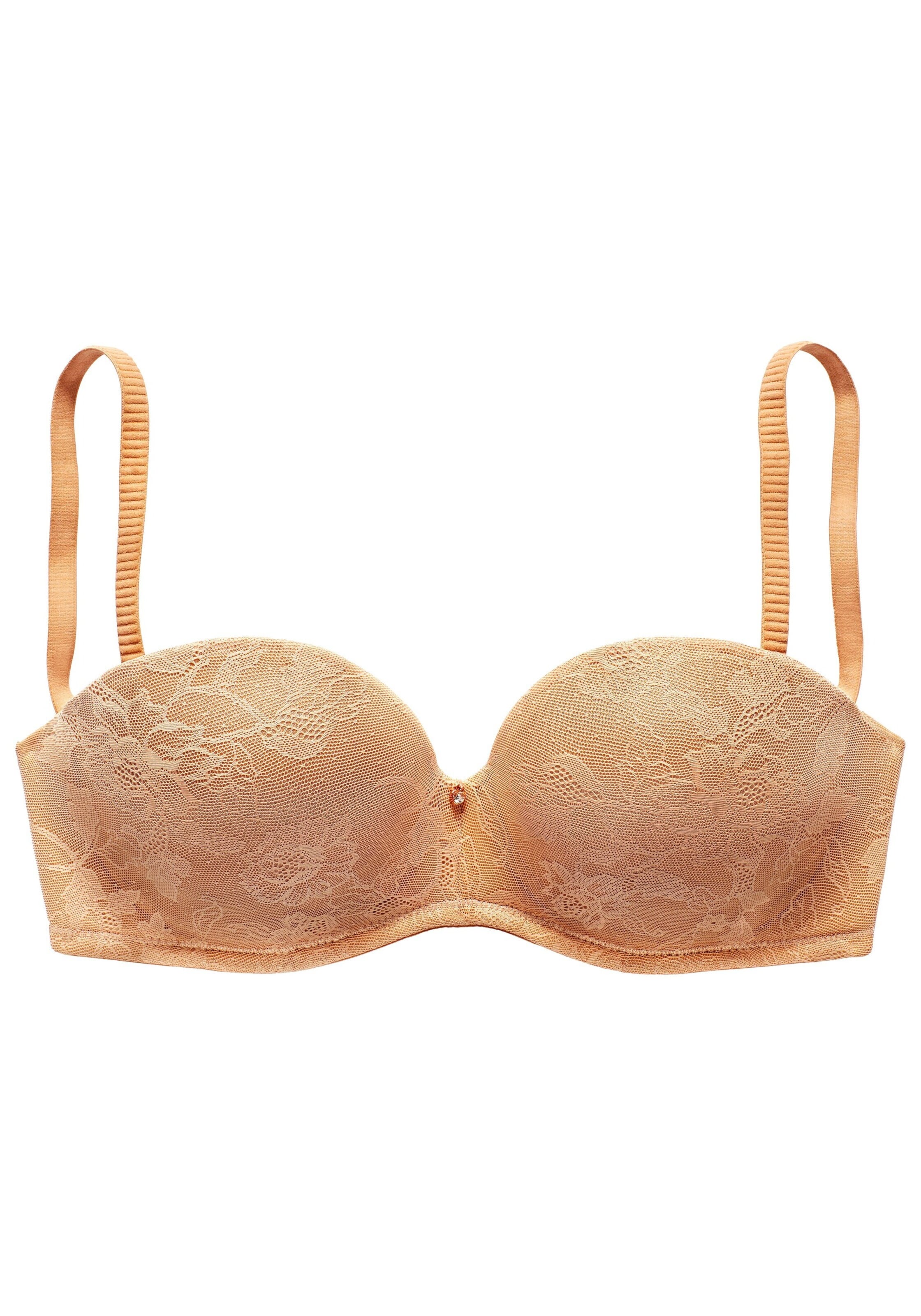 LASCANA Balconette BH in Braun: Vorderseite