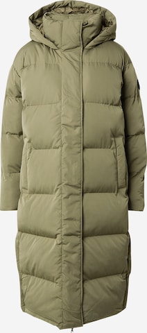 Superdry Wintermantel in Groen: voorkant