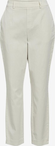 Coupe slim Pantalon chino OBJECT en beige : devant