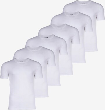 T-Shirt LACOSTE en blanc : devant