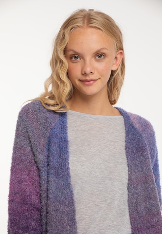 MYMO Knit Cardigan in Purple