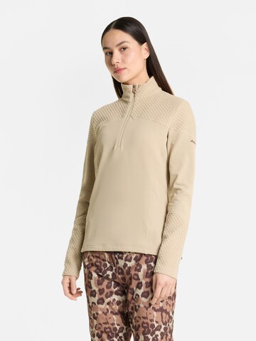 ZIENER Athletic Sweatshirt 'JADORA-Z' in Beige