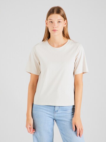 T-shirt 'Erica' Lindex en beige : devant