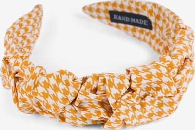 styleBREAKER Haarschmuck 'Haarreif mit Hahnentritt Muster' in One Size in curry, Produktansicht
